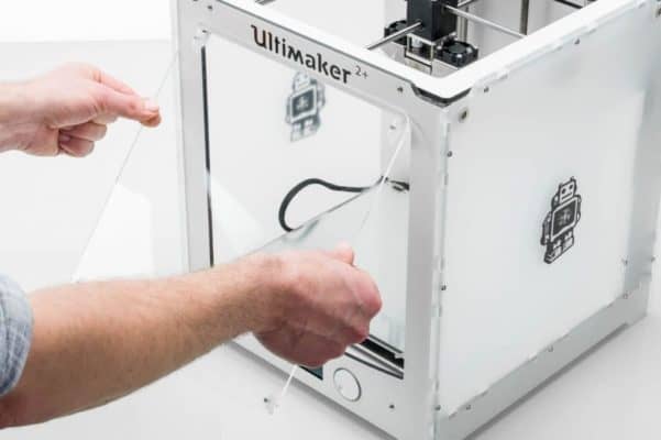 How to install front cover advanced 3D printing kit Ultimaker 2+ top