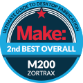 2nd Best Overall Zortrax M200 3D Printer