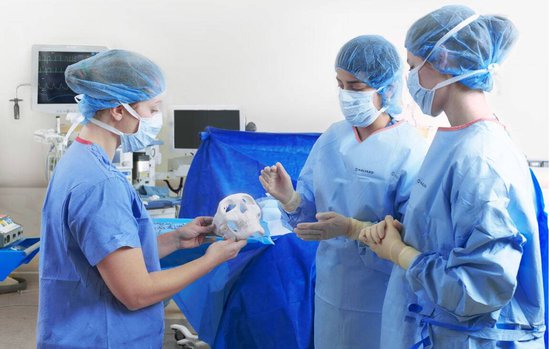 Sample 3D Printed Part in Operation Theatre room